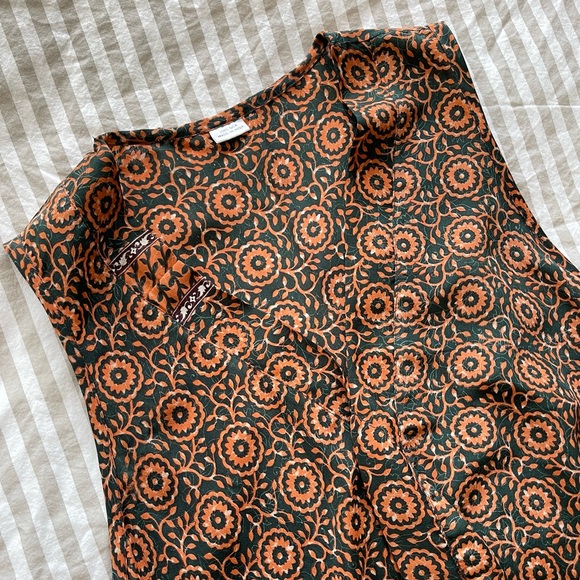 Lot of 3 Silk Sleeveless Dresses Made in India - Picture 11 of 16